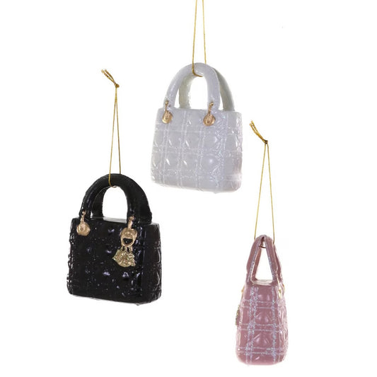 Handbag Ornament - White E