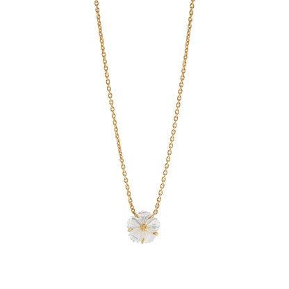 CDW N Mermaid Garden - Petite Station Necklace 16" MOP