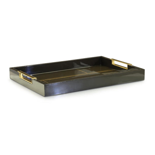 JRH Tenebra Tray with Brass Handles - 20"