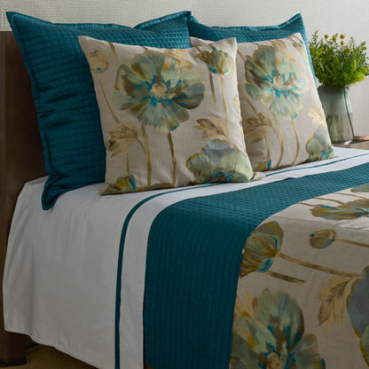 Ready-To-Bed 2.0 Quilted Coverlet - Teal - King - 112" X 98"