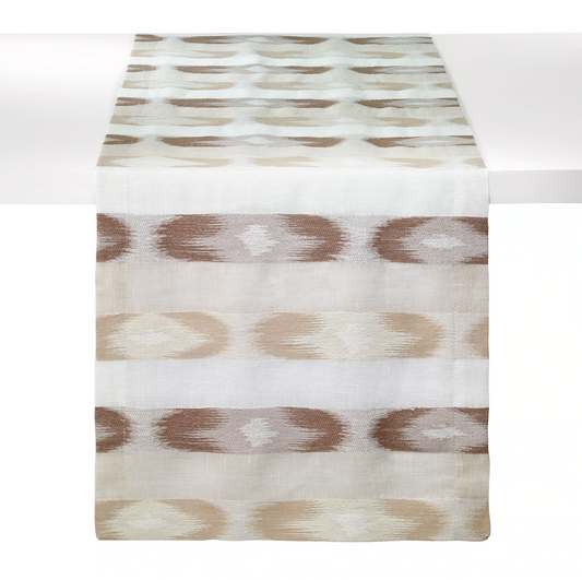 Ikat Runner - Natural 90"