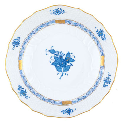 Chinese Bouquet - Blue - Scalloped Dinner Bowl