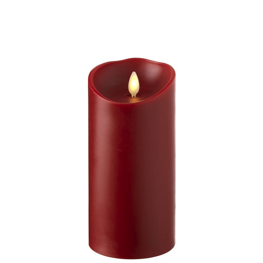 Moving Flame - Pillar - Red - 3.5x7