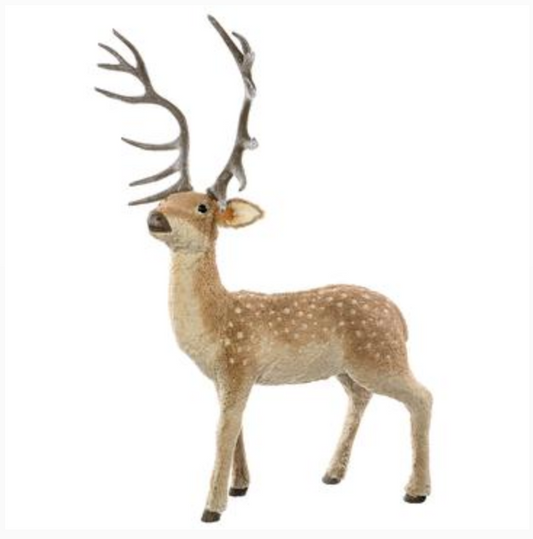ASF Faux Fur Standing Reindeer - Large 35.8"