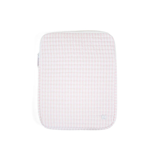 Quilted Tablet Case - Pimlico Stripe - Pink