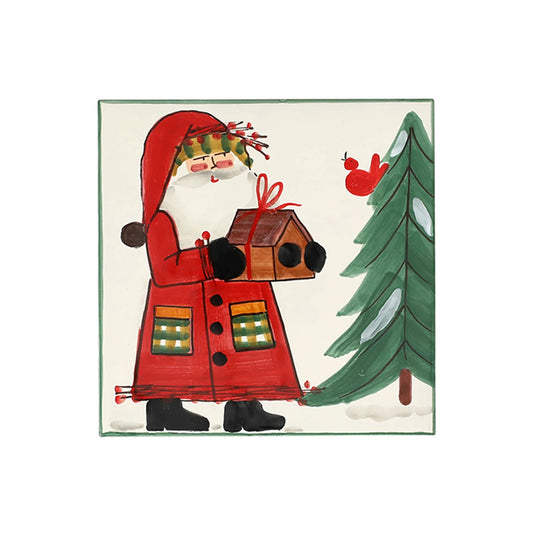 VTR Old St. Nick - Trivet - Birdhouse 8"