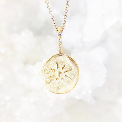 Gratitude Star Artifact Necklace 14kt