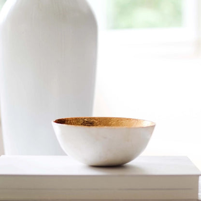 Round Two-Tone Capiz Bowl 5"