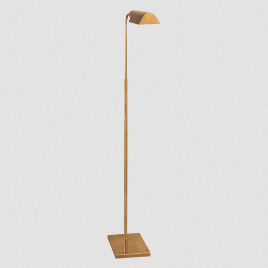 VCF Adjustable Pharmacy Lamp - Hand Rubbed Antique Brass 34" - 45"
