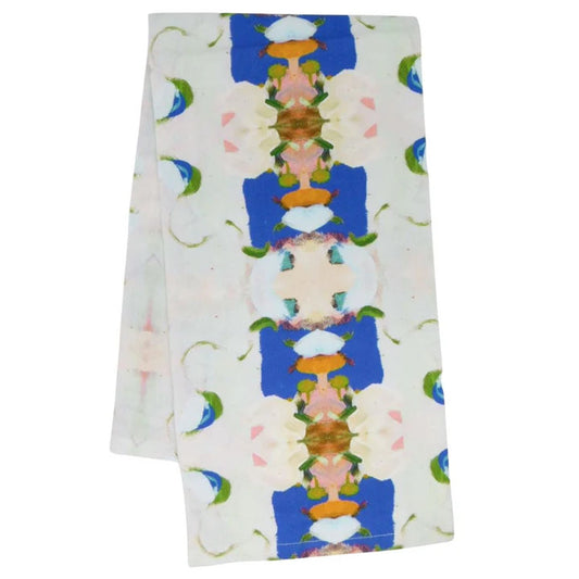 LPK Monet's Garden Tea Towel - Navy