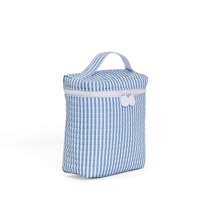 Quilted Go Go Lunch Insulated Bag - Pimlico Stripe - Chambray