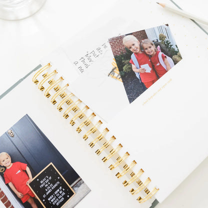 School Years Book - Rose Linen