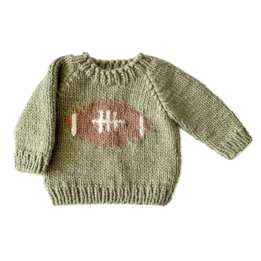 Green Football Sweater -