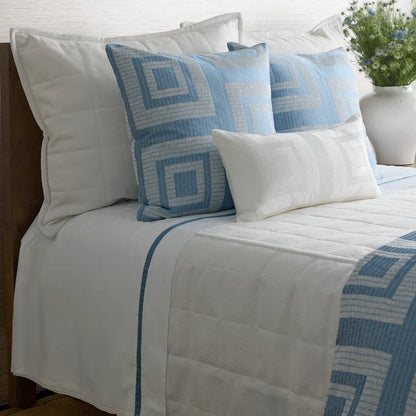 Panama Coverlet - White - Queen 96x98