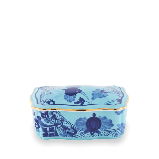 Tesori Collection - Iris - Large Rectangle Trinket Box 5.7"