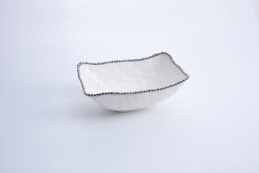 PPB Silver Salerno - Deep Serving Bowl (2567W)P
