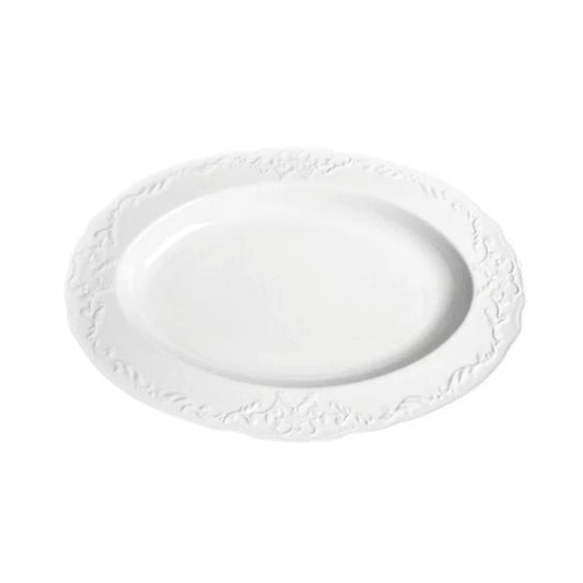 Simply Anna - White - Oval Platter 10.25"