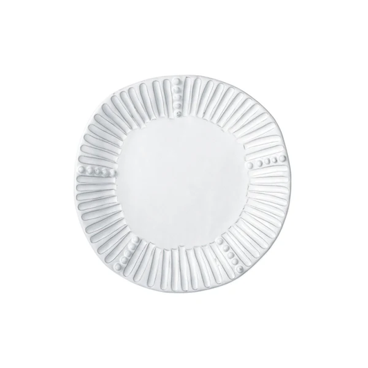 Incanto - White - Stripe Salad Plate 8.5"