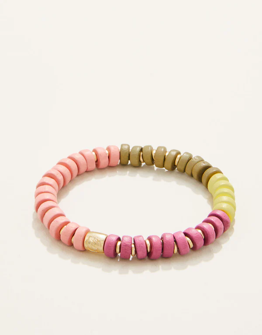 Wood Stretch Bracelet - Multi