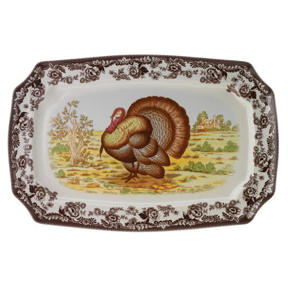 Woodland - Rectangular Platter 17.5" - Turkey