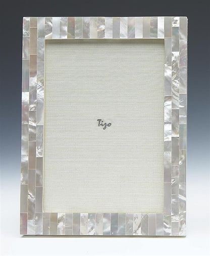 Mother of Pearl Frame - White