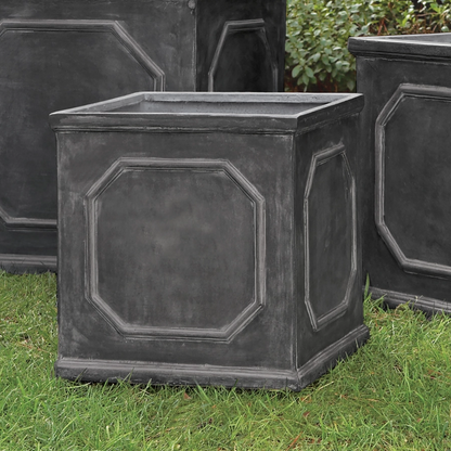 Fibreclay Chelsea Planter Boxes - Faux Lead - Large