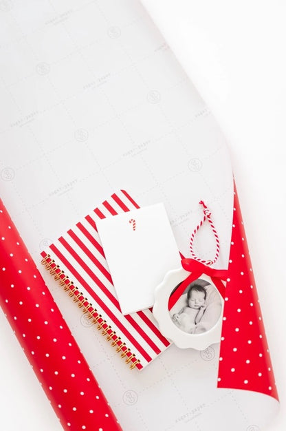 Candy Cane Mini Notepad