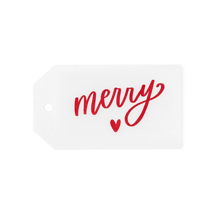 SGP Merry Heart Gift Tag 10pc