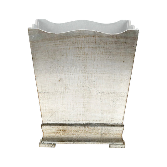 VTR Florentine Wood - Platinum Waste Basket