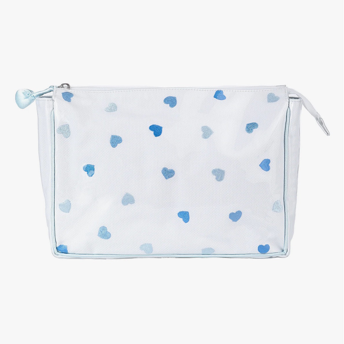 blueis travel cosmetic bag case heart print makeup Josie Heart Makeup Bag – Peddler Interiors
