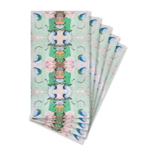 LPK Monet's Garden Green Guest Towels