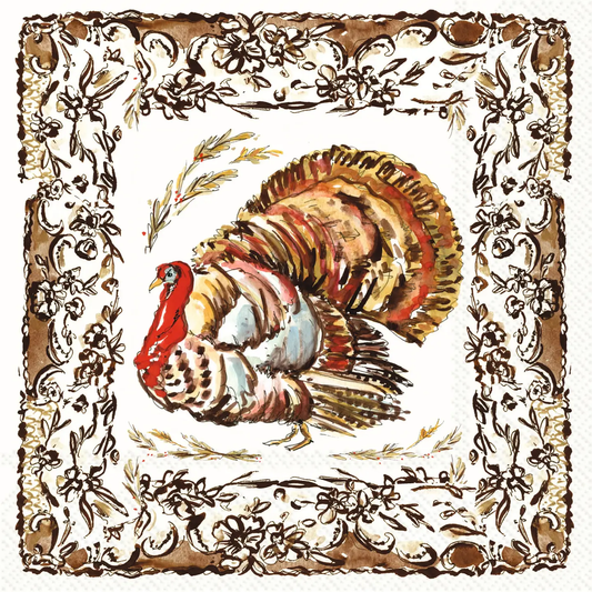 Turkey Collection - Paper Lunch Napkins 20Ct