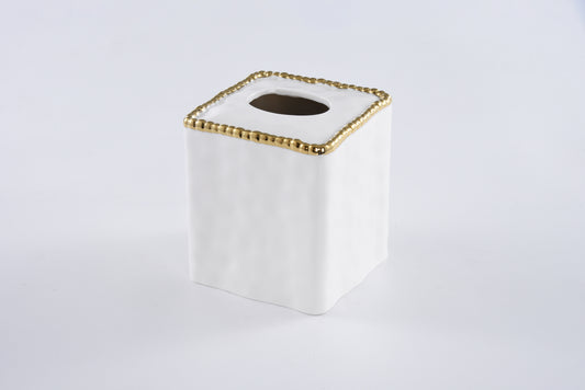 PPB Golden Salerno - Square Tissue Box (2716WG)