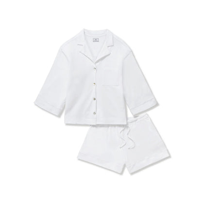 Women's Olivia Pima Short Set - White