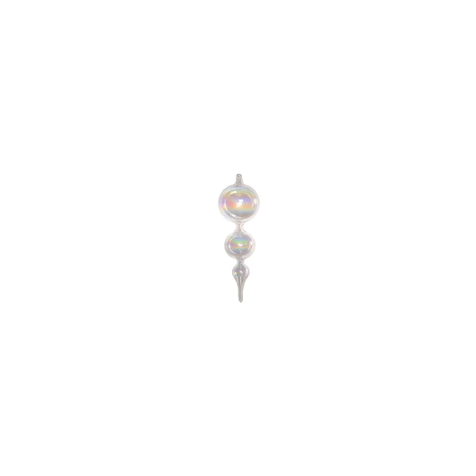 Glass Bubblegum Finial 11"
