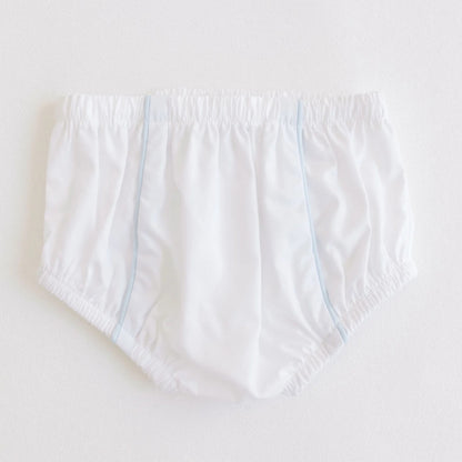 Diaper Cover - Blue Trim