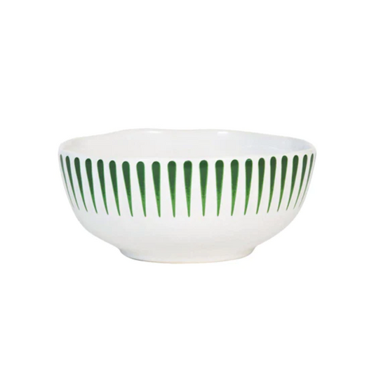 Sitio Stripe - Basil - Cereal Bowl 5.75"