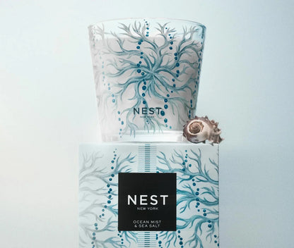 Ocean Mist & Sea Salt - Decorative 3-Wick Candle