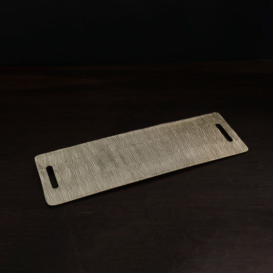 Ripples - Large Tray with Handles - Gold