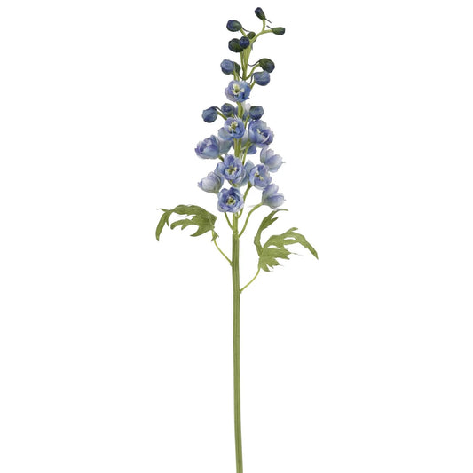 WWF Delphinium Bud Short Stem - Soft Blue 24"