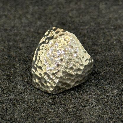 SSD Ring - R149 - Oval Hammered Ring - L