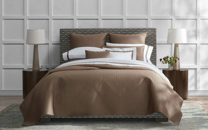 Basketweave - Quilt - Mocha - Full/Queen 96x99