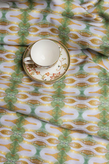 Gilt & Pistachio Lumbar Pillow