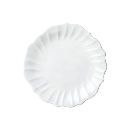 Incanto - White - Ruffle Salad Plate 8.5"