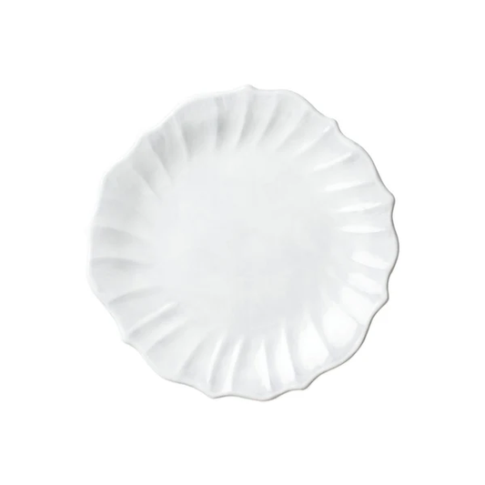 Incanto - White - Ruffle Salad Plate 8.5"