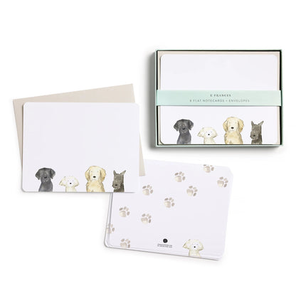 Boxed Notecards - Dog Days Flat Notes - 8ct