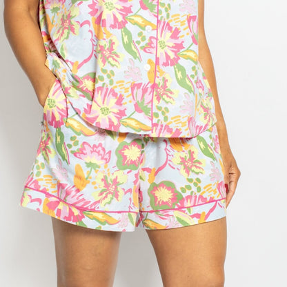 Summer Blooms - 3 Piece Pajama Set