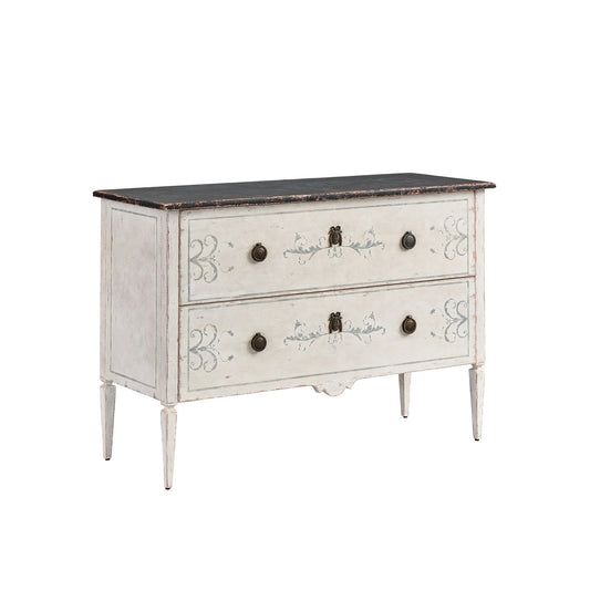 Monet Chest - Scraped Antique White - 32H X 48W X 18D