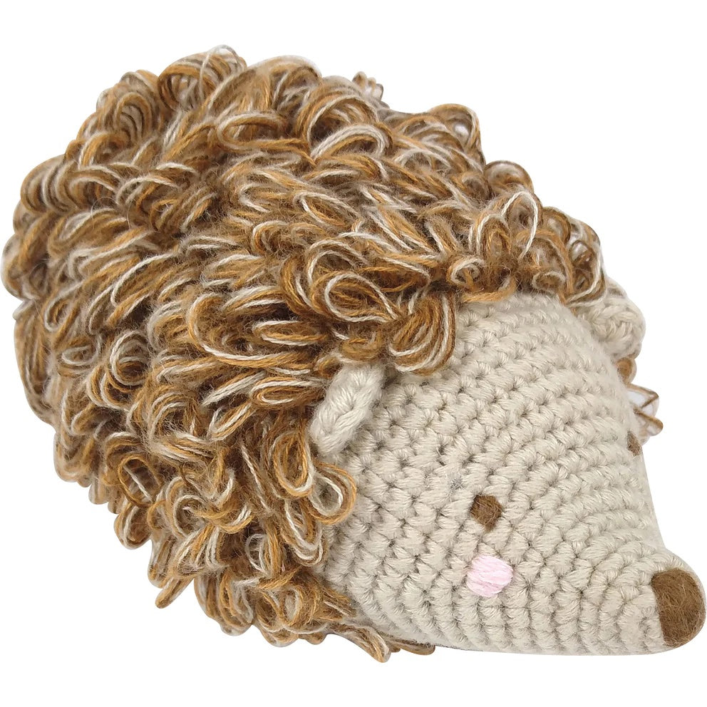 Peddlar Rattle Crochet Rattle Toy - Hedgehog – Peddler Interiors