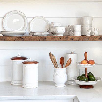 Berry & Thread - Whitewash - Utensil Crock (Retired)